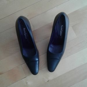Black Ralph Lauren Shoes Sz 6 in mint condition